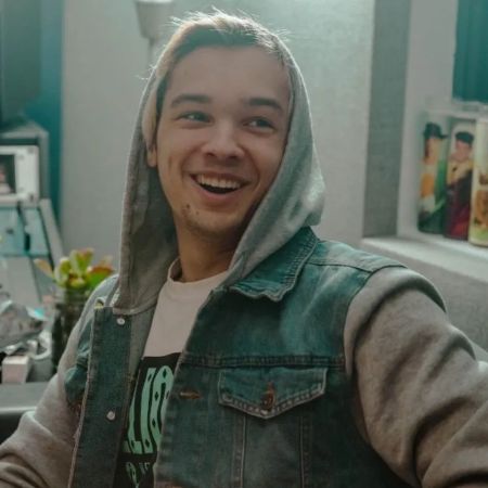 Elijah Hendrix Wahlberg was photographed as a teenager.